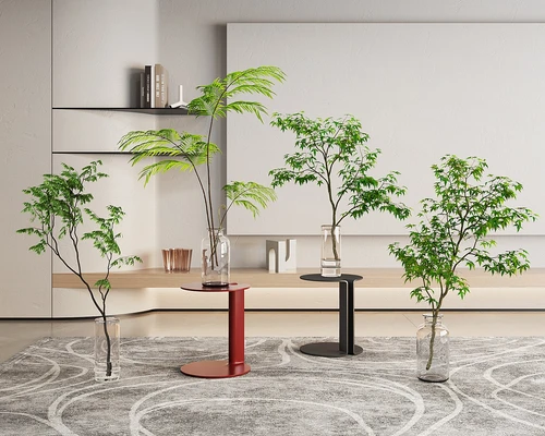 现代水生植物花瓶
