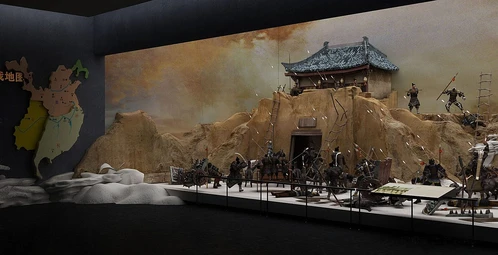 中式古战场展厅