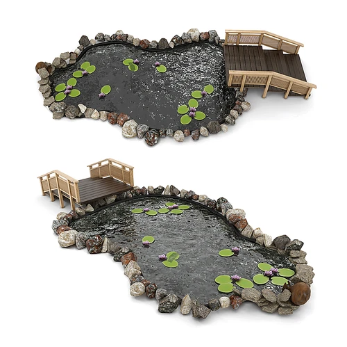 现代景观水池