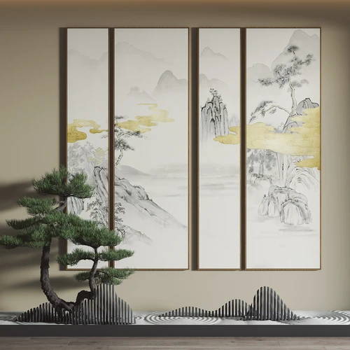 新中式装饰挂画