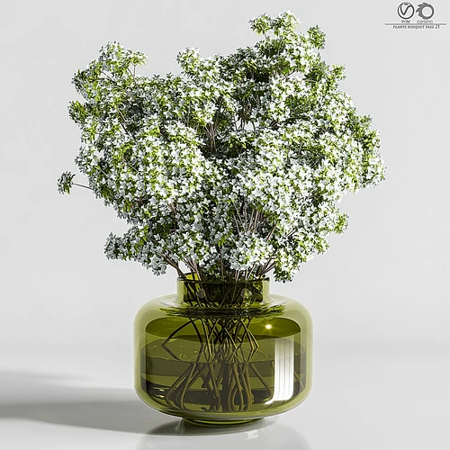 植物花束花瓶