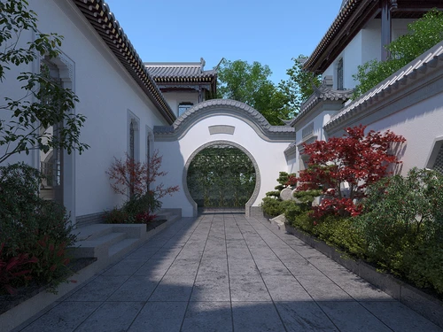 中式建筑景观