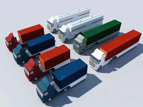现代货车3d模型