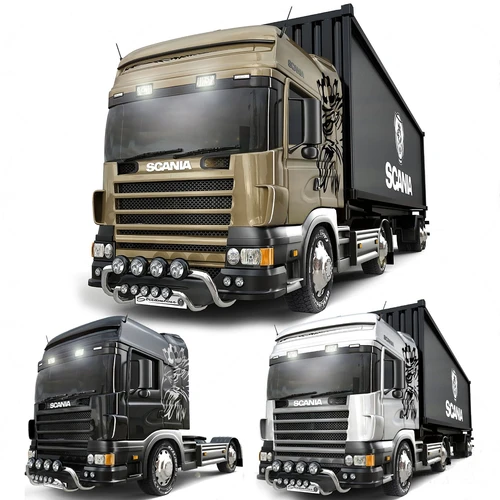 现代重型卡车3d模型