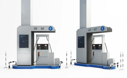 现代加油机3d模型