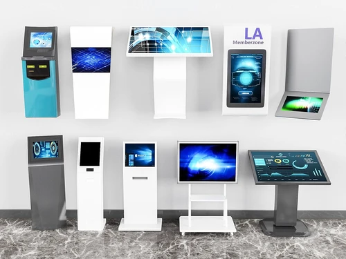 现代触摸屏一体机3d模型