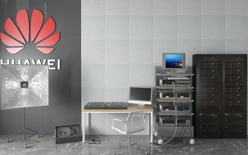 现代音响播音设备3d模型