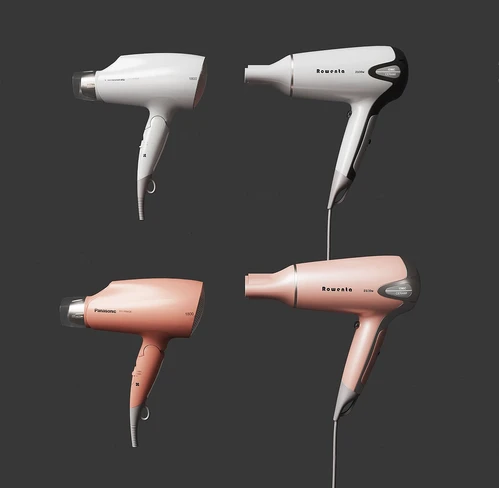 现代吹风机3d模型