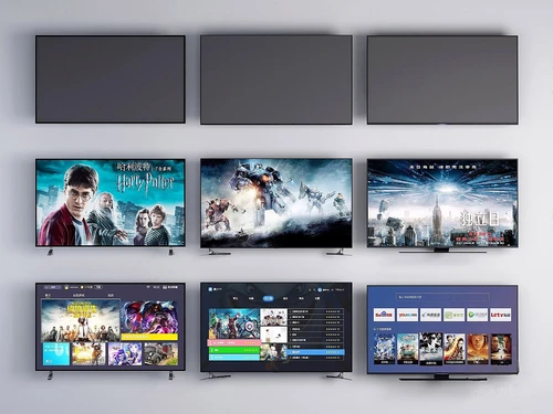 现代液晶电视机显示屏3d模型