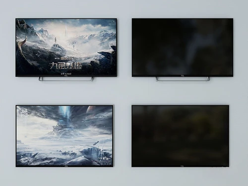 现代液晶电视3d模型