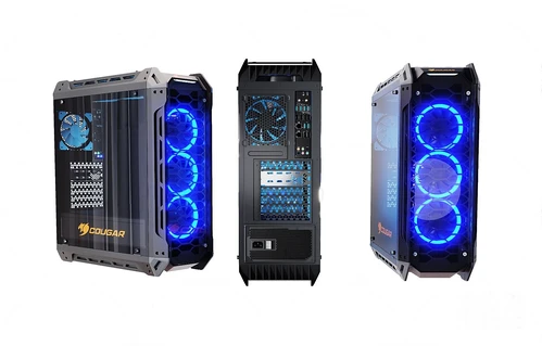 现代电脑主机机箱3d模型