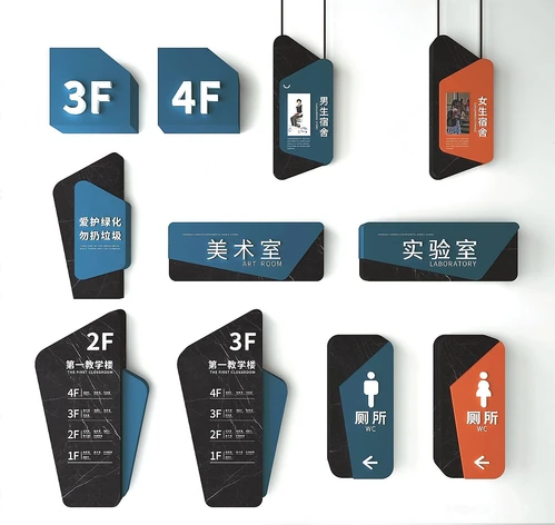 现代指示牌