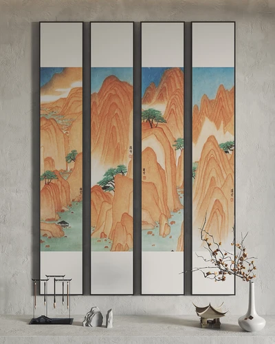 新中式挂画装饰画