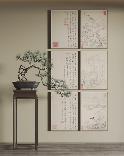 新中式装饰挂画