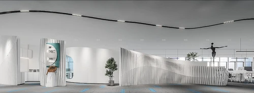 现代办公室走廊过道