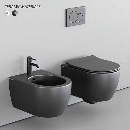 Scarabeo Ceramiche Moon 壁挂式座便器