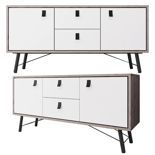 白色大号餐具柜