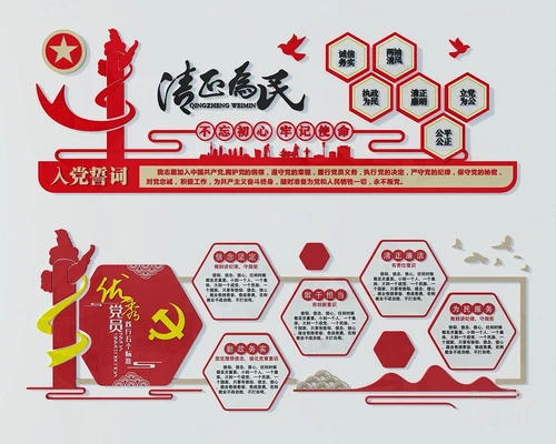 现代党建文化宣传栏