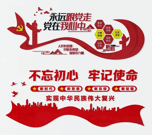 现代党建文化宣传栏