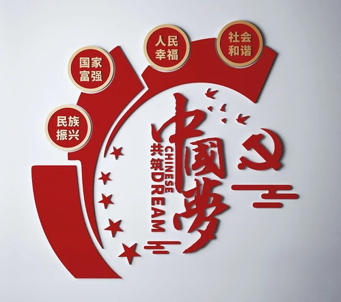 现代中国梦文化墙