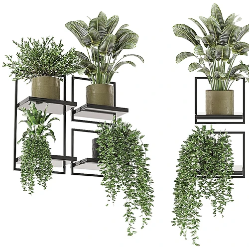 现代壁挂绿植盆栽