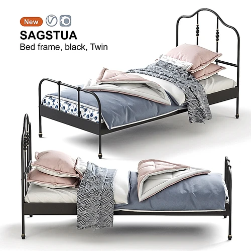 宜家 SAGSTUA 床
