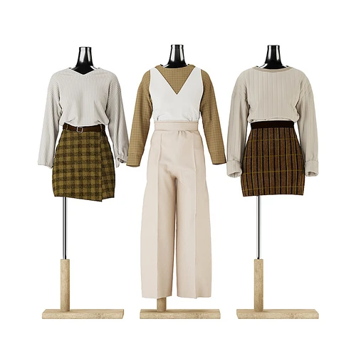 现代服装模特