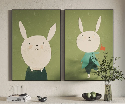 现代儿童挂画装饰画