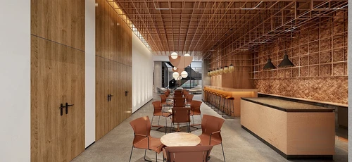 现代酒店大堂休闲区3d模型