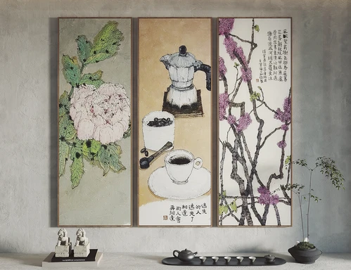 新中式挂画装饰画