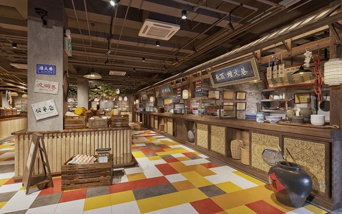 中式小吃店3d模型