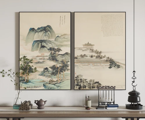 新中式装饰挂画