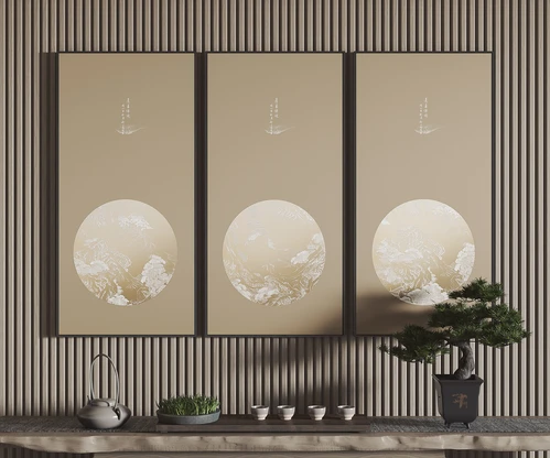新中式装饰挂画