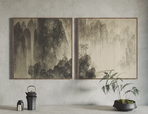 新中式挂画装饰画