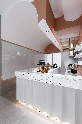 现代奶茶店