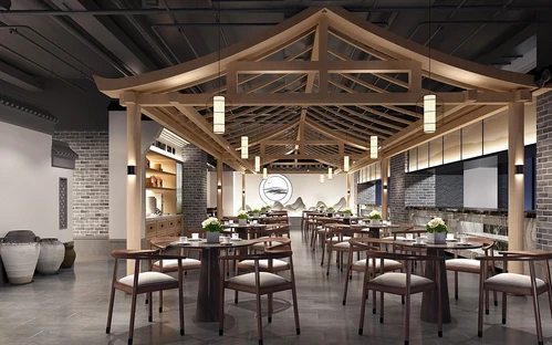 新中式餐饮空间