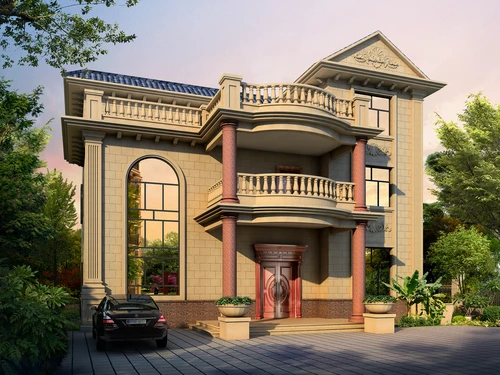 欧式古典建筑别墅