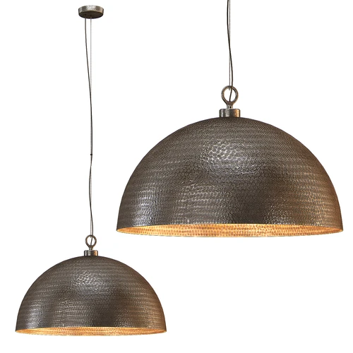 Crate&Barrel 现代金属半圆吊灯