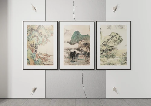 新中式山水装饰画