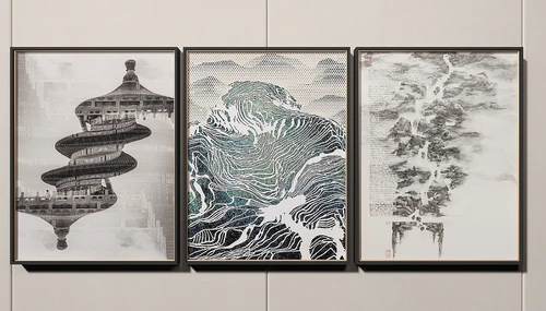 新中式装饰画组合