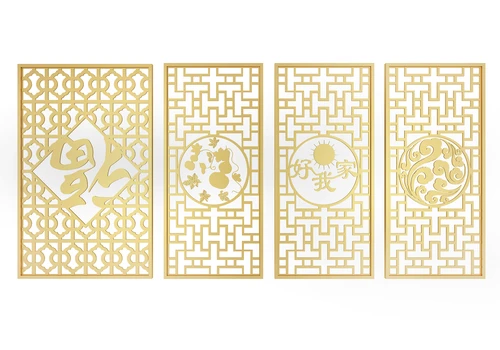 现代屏风隔断
