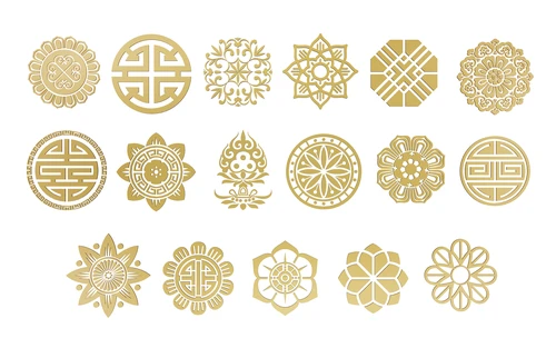 金属花纹