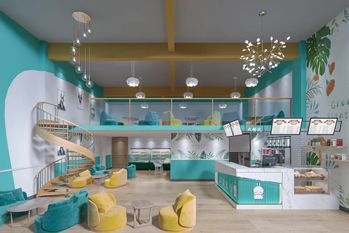 流氓兔奶茶店