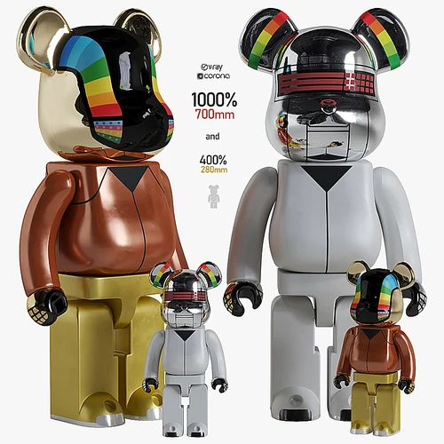 Bearbrick / Daft Punk Discovery