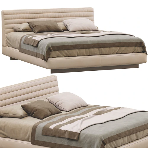 minotti 现代双人床