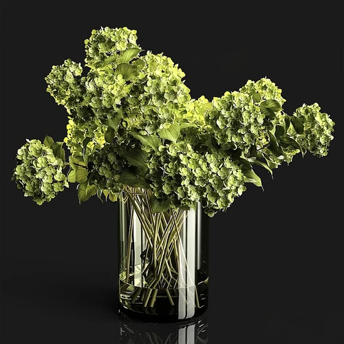 现代玻璃花瓶花艺