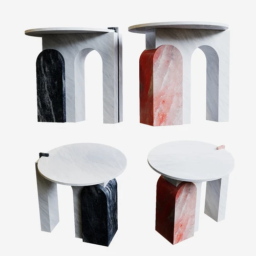 Dovain Studio石咖啡桌
