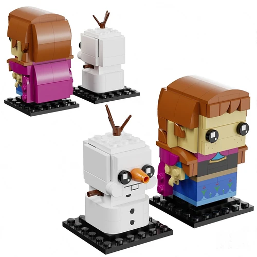 现代冰雪奇缘乐高玩具3d模型