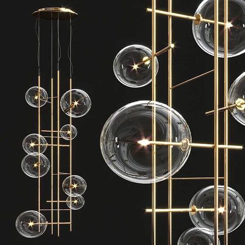 Bolle Tela Gallotti 现代灯泡组合吊灯