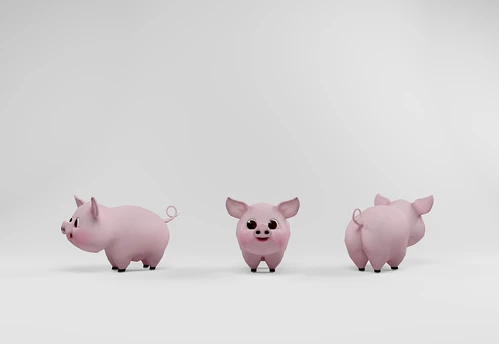 q版小猪玩具玩偶